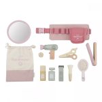 Set de coafor cu accesorii din lemn FSC - Roz - Little Dutch - imagine 2