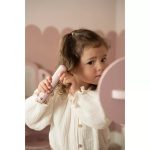 Set de coafor cu accesorii din lemn FSC - Roz - Little Dutch - imagine 7