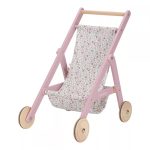 Cărucior din lemn FSC pentru păpuși - Little Dutch