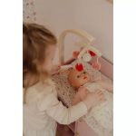 Măsuță de schimbat scutecele cu accesorii pentru păpuși - Roz - Little Dutch - imagine 3