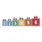 Garaj stivuibil cu mașinuțe utilitare incluse - Multicolor - Little Dutch - imagine 3