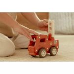 Mașinuță din lemn FSC - Pompieri - Little Dutch - imagine 4