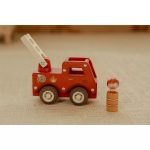 Mașinuță din lemn FSC - Pompieri - Little Dutch - imagine 6