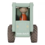 Mașinuță din lemn FSC - Betonieră - Little Dutch - imagine 2