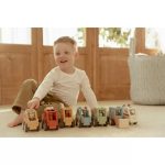 Mașinuță din lemn FSC - Betonieră - Little Dutch - imagine 11