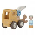 Mașinuță din lemn FSC - Macara – Little Dutch - imagine 2