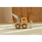 Mașinuță din lemn FSC - Macara – Little Dutch - imagine 5