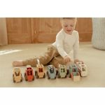 Mașinuță din lemn FSC - Poliție – Little Dutch - imagine 5