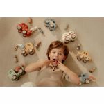 Mașinuță din lemn FSC - Poliție – Little Dutch - imagine 6