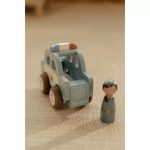 Mașinuță din lemn FSC - Poliție – Little Dutch - imagine 10
