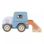 Mașinuță din lemn FSC - Buldozer - Little Dutch - imagine 3
