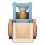 Mașinuță din lemn FSC - Buldozer - Little Dutch - imagine 4