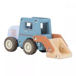 Mașinuță din lemn FSC - Buldozer - Little Dutch - imagine 5
