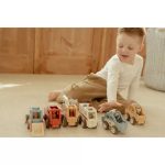 Mașinuță din lemn FSC - Buldozer - Little Dutch - imagine 8