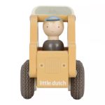 Mașinuță din lemn FSC - Taxi – Little Dutch - imagine 3