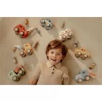 Mașinuță din lemn FSC - Taxi – Little Dutch - imagine 7
