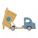 Mașinuță din lemn FSC cu accesorii - Mașină de gunoi - Little Dutch - imagine 2