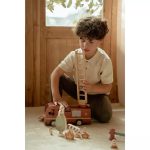 Mașină din lemn FSC - Mașină de pompieri - Mare - Little Dutch - imagine 11