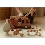 Mașină din lemn FSC - Mașină de pompieri - Mare - Little Dutch - imagine 8