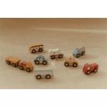 Mașinuțe de servicii din lemn FSC - Multicolored - Little Dutch - imagine 6