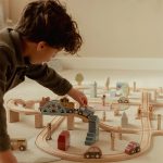 Set de șine pentru tren din lemn – Little Dutch - imagine 5
