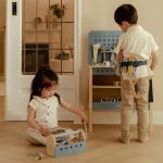 Trusă de scule din lemn FSC pentru jocul de rol - Little Dutch - imagine 5