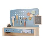 Banc de lucru cu accesorii din lemn FSC - Little Dutch - imagine 2