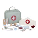Trusă de doctor cu accesorii din lemn FSC - Little Dutch