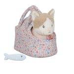 Jucărie de pluș certificată GRS – Pisică în gentuță - Little Dutch