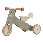 Tricicletă din lemn FSC Olive Little Dutch