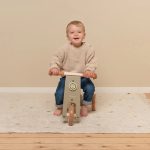 Tricicletă din lemn FSC Olive Little Dutch - imagine 5