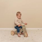 Tricicletă din lemn FSC Olive Little Dutch - imagine 6