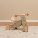 Tricicletă din lemn FSC Olive Little Dutch - imagine 8