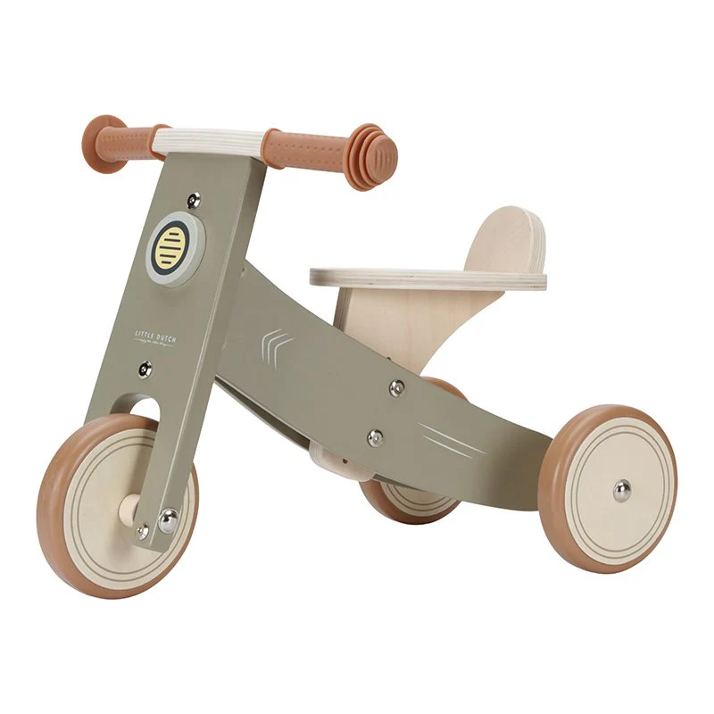 8713291771246.jpg Tricicletă din lemn FSC Olive Little Dutch - imagine 1