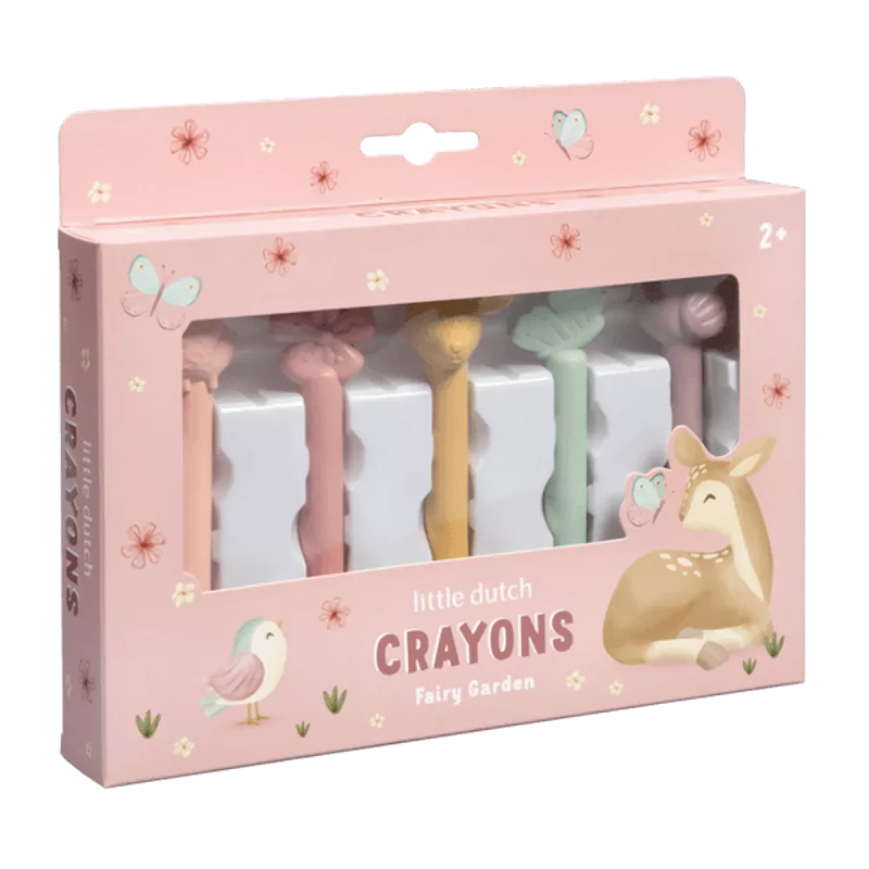 8714274126374.jpg Creioane cerate în formă de animăluțe - Fairy Garden - Little Dutch - imagine 1