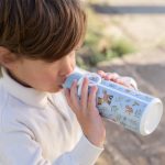 Sticlă cu pop-up - 400 ml - Forest Friends - Little Dutch - imagine 2