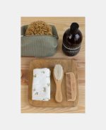 Set de perie și piaptăn din lemn pentru bebeluși - Little Dutch - imagine 3
