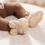 Botoșei din material teddy - Sand - Little Dutch - imagine 3