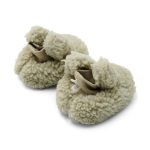 Botoșei din material teddy - Soft Green - Little Dutch - imagine 2