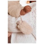 Mănuși din material teddy - Sand - Little Dutch - imagine 2