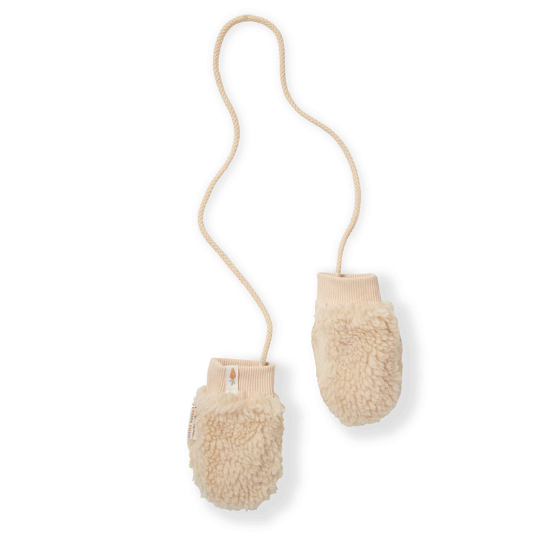 8720986874557.jpg Mănuși din material teddy - Sand - Little Dutch - imagine 1