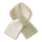 Fular din material teddy - Soft Green - Little Dutch - imagine 2