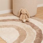 Covor - 130 x 80 cm - Rainbow Natural - Little Dutch - imagine 2
