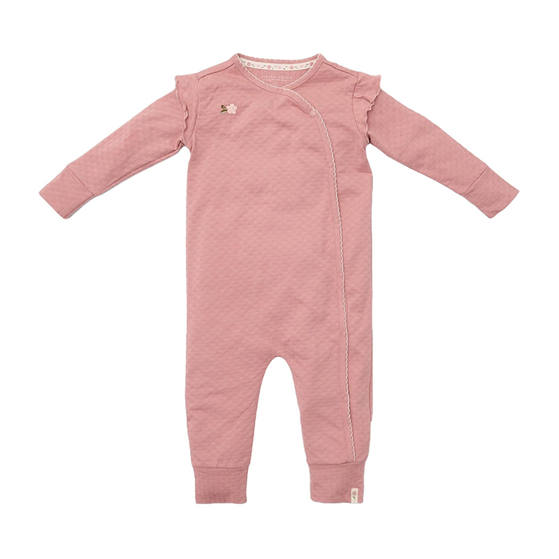8721122571293.jpg Salopetă cu mânecă lungă din bumbac organic - Roze - Fairy Garden - imagine 1