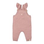 Salopetă pantalon din bumbac organic - Roze - Fairy Garden - Little Dutch