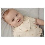 Bavetă bandană din bumbac organic - set 2 bucăți - Forest Friends - Little Dutch One size - imagine 6