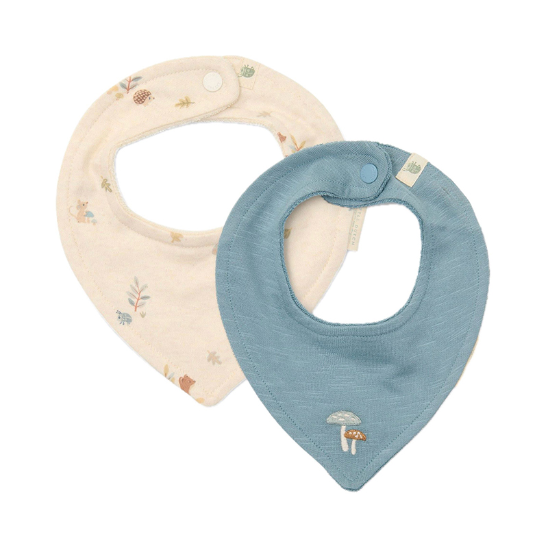 8721122572665.jpg Bavetă bandană din bumbac organic - set 2 bucăți - Forest Friends - Little Dutch One size - imagine 1