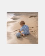 Costum de baie cu mânecă scurtă cu protecție UV 50+ - Sea Life Ocean Blue - Little Dutch - imagine 5