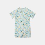 Costum de baie cu mânecă scurtă cu protecție UV 50+ - Seashells Multi-colour - Little Dutch