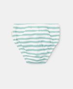 Scutec de înot - Stripes Surf Blue - Little Dutch - imagine 3